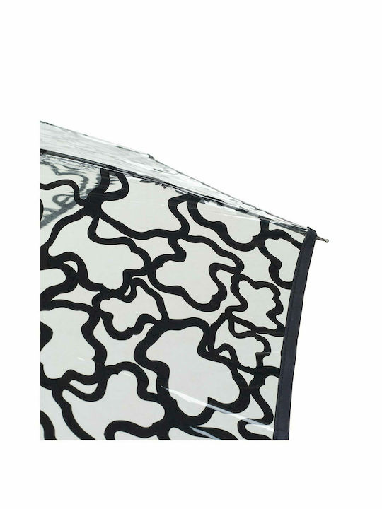 Tous Kaos Regenschirm mit Gehstock Transparent