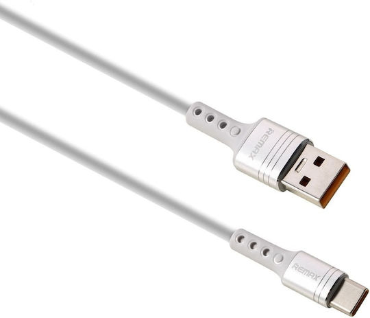 Remax Cablu USB 2.0 USB-C Masculin - USB-A Power Delivery Alb 1m