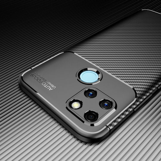 Tech-Protect Carbon Gel Back Cover Σιλικόνης Μαύρο (Realme C21Y / C25Y)