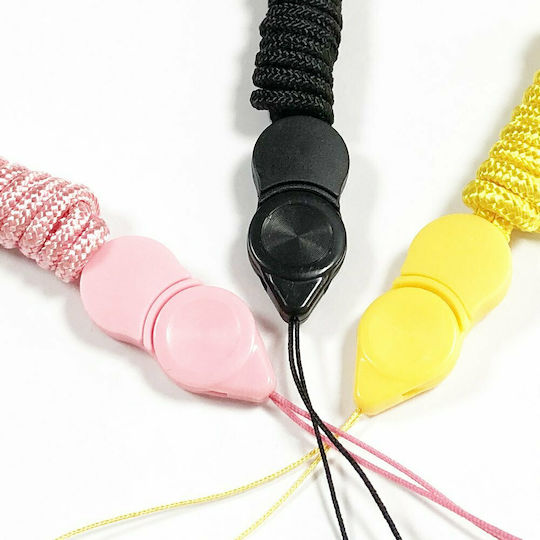 Hurtel Long Lanyard with a Clip Λουράκι Λαιμού για Κινητά Κίτρινο