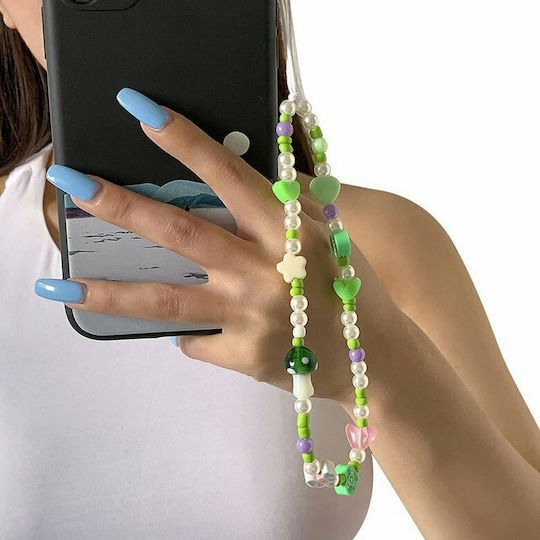 Hurtel Lanyard Каишка за китката за мобилни телефони Зелен