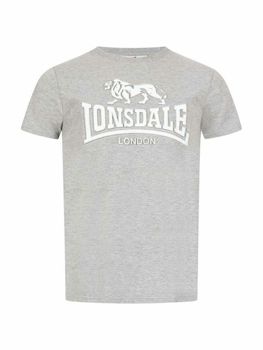 Lonsdale Kingswood Herren T-Shirt Kurzarm Gray