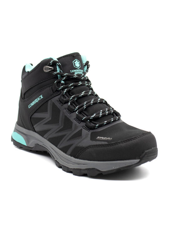 Lumberjack Stowe Damen Wanderschuhe Schwarz