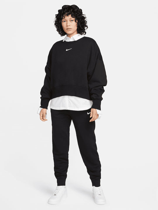 Long Women's Sweatshirt Black
