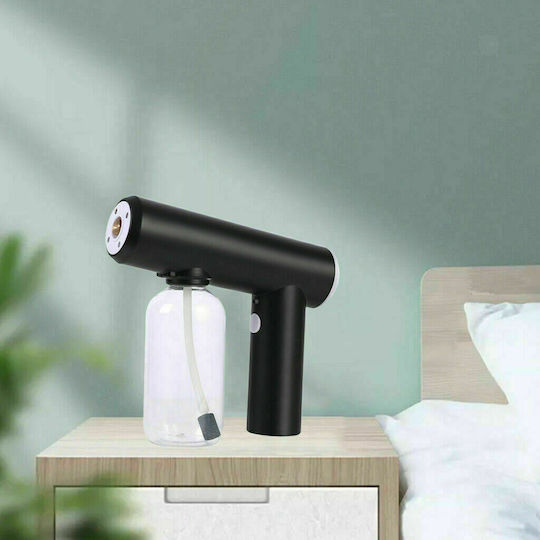 Factory Επαναφορτιζόμενο Πιστόλι Ψεκασμού Nano Spray Απολύμανσης SM-6003 Μαύρο