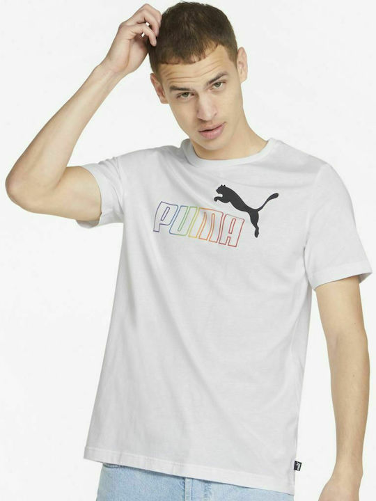 Puma Men's Short Sleeve T-shirt White