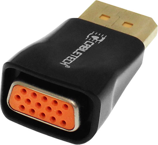 Cabletech Konverter DisplayPort männlich zu VGA weiblich 1Stück DM-0988