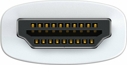 Baseus Lite Series Конвертор HDMI мъжки към VGA женски Бял 1бр