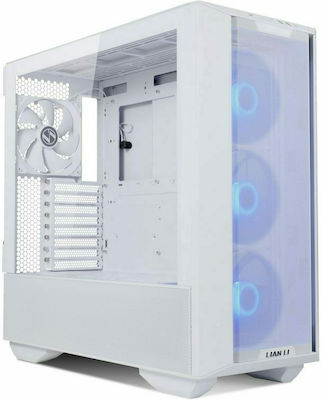 Lian Li Lancool III RGB Gaming Midi Tower Κουτί Υπολογιστή με Πλαϊνό Παράθυρο Λευκό