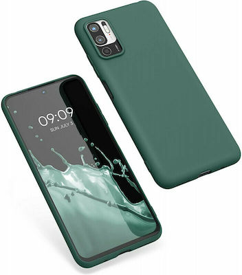 KWmobile Silicone Back Cover Forest Green (Redmi Note 10 5G / Poco M3 Pro)