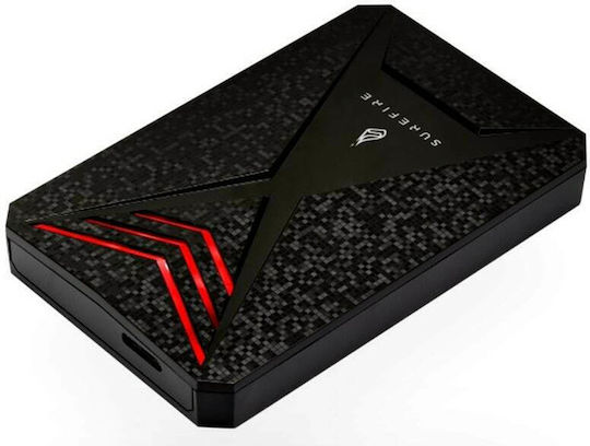 SureFire Bunker USB 3.2 Εξωτερικός SSD 512GB 2.5" Μαύρο