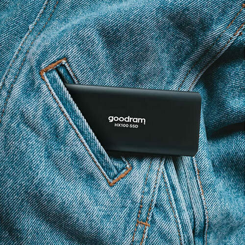 GoodRAM HX100 USB 3.2 / USB-C Εξωτερικός SSD 512GB M.2 Μαύρο