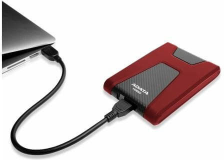 Adata HD650 USB 3.0 Външен HDD 2000ГБ 2.5" Червен