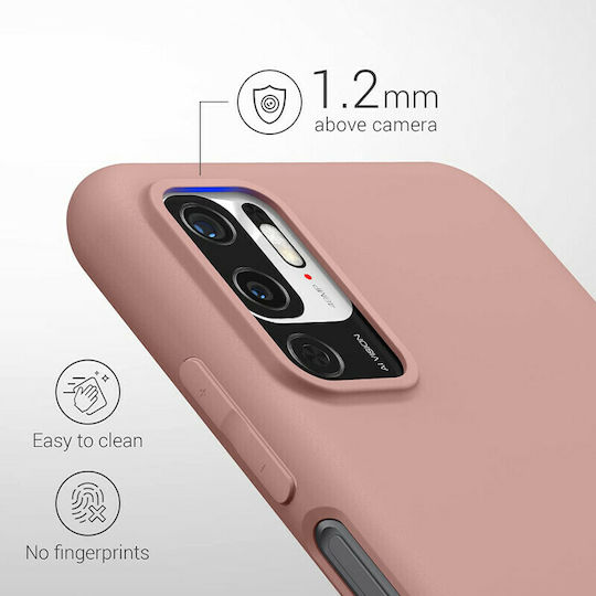 KWmobile Back Cover Σιλικόνης Winter Rose (Redmi Note 10 5G / Poco M3 Pro)
