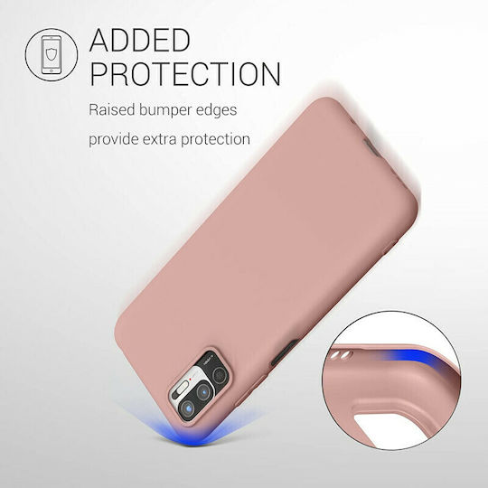 KWmobile Back Cover Σιλικόνης Winter Rose (Redmi Note 10 5G / Poco M3 Pro)