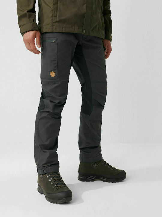 Fjallraven Kaipak Ανδρικό Μακρύ Παντελόνι Πεζοπορίας Μαύρο