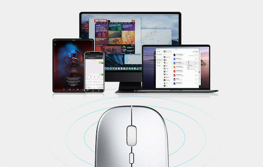 Inphic M2B Wireless Bluetooth Mouse Silver