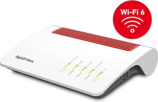 AVM FRITZ!Box 5590 Fiber Ασύρματο VDSL2 Modem Router Wi‑Fi 6 με 4 Θύρες