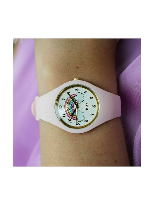 Ice Παιδικό Αναλογικό Ρολόι 33mm Ροζ