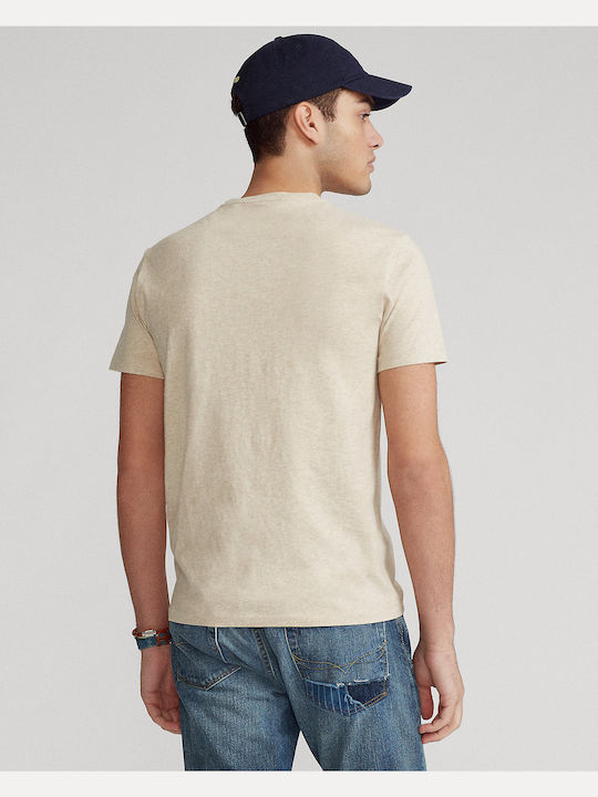 Ralph Lauren Men's Short Sleeve T-shirt Beige