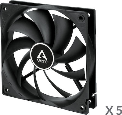 Arctic F12 120mm 3-Pin Case Fan 5-pack