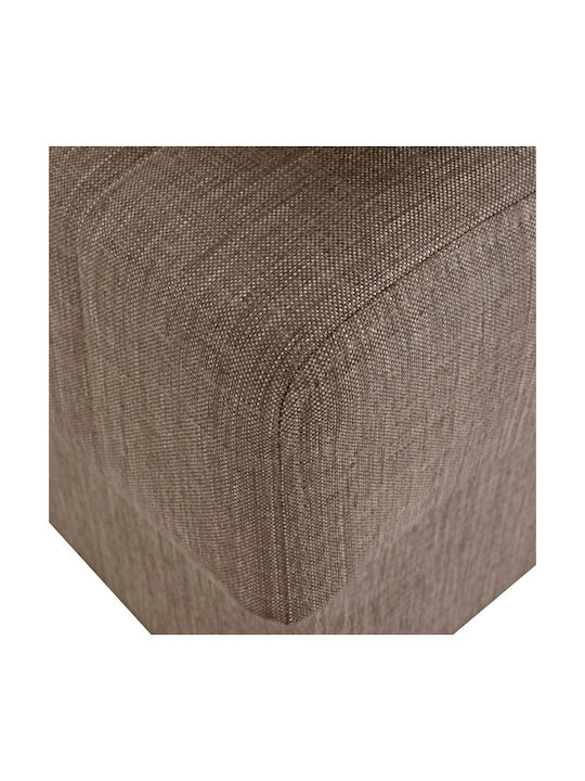 Andri Dreisitzer Sofa mit Stauraum in Braun 180x72x77cm