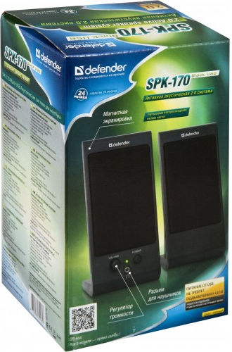 Defender SPK-170 Ηχεία Υπολογιστή 2.0 με Ισχύ 4W Μαύρα