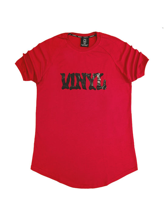 Vinyl Art Clothing Men's Short Sleeve T-shirt Red