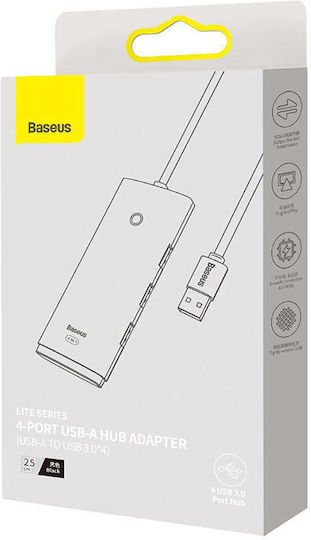 Baseus Lite Series 25cm Hub 5 Ports USB 3.0 with USB-A Connection