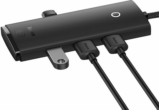 Baseus Lite Series 25cm Hub 4 Θυρών USB 3.0 με σύνδεση USB-C