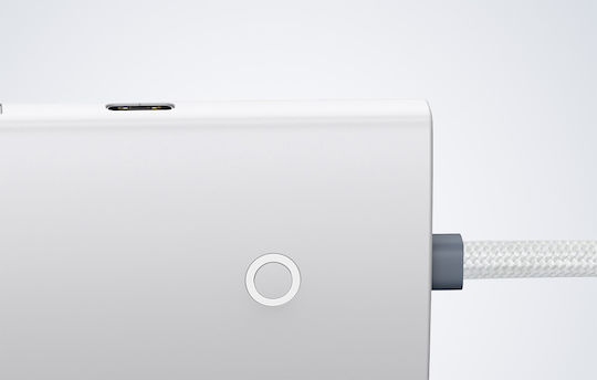 Baseus Lite Series 25cm USB 3.0 5 Port Hub with USB-A Connection White