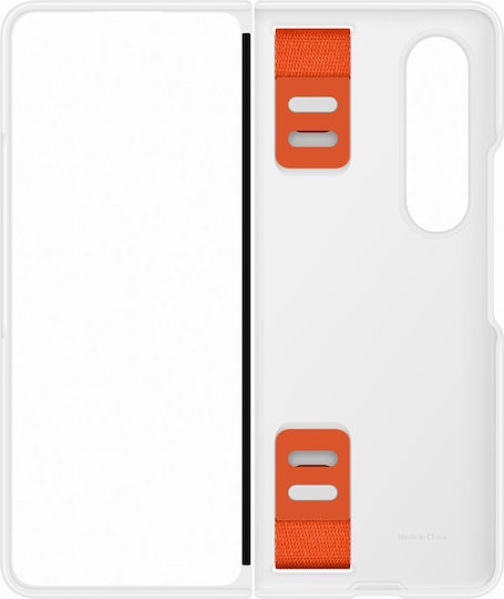 Samsung Silicone Grip Cover Umschlag Rückseite Silikon Weiß (Galaxy Z Fold4)