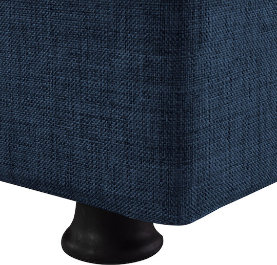 Andri Dreisitzer Sofa Bett Mit Stauraum Blau 180x72x77cm