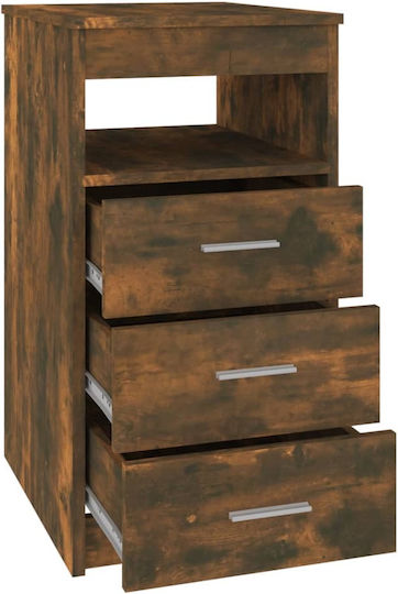 Wooden Bedroom Chest of Drawers with 3 Drawers 50x40x76cm