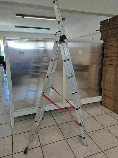 GeHock Τριπλή Σκάλα Αλουμινίου 3x7