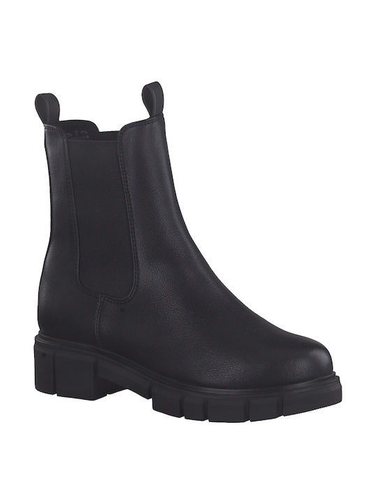 Marco Tozzi Damen Chelsea Stiefeletten Schwarz