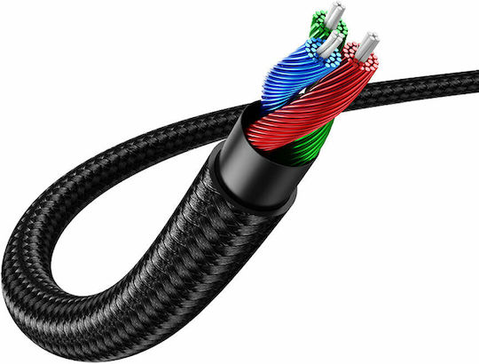 Ugreen 3.5mm Male to 3.5mm Male Audio Cable Black 2m with Gold Plated Terminals 50363
