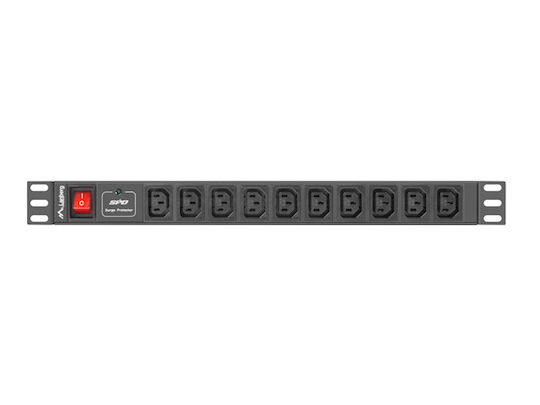 Lanberg Πολύπριζο Rack PDU-10I-0200-IEC-BK 1τμχ