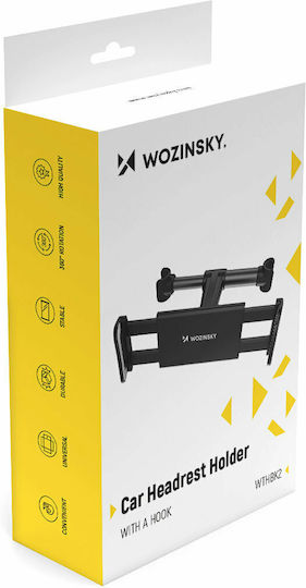 Wozinsky Car Mobile Mount with Adjustable Hooks Black