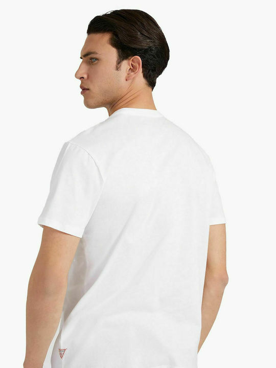 Guess Men's Short Sleeve T-shirt White