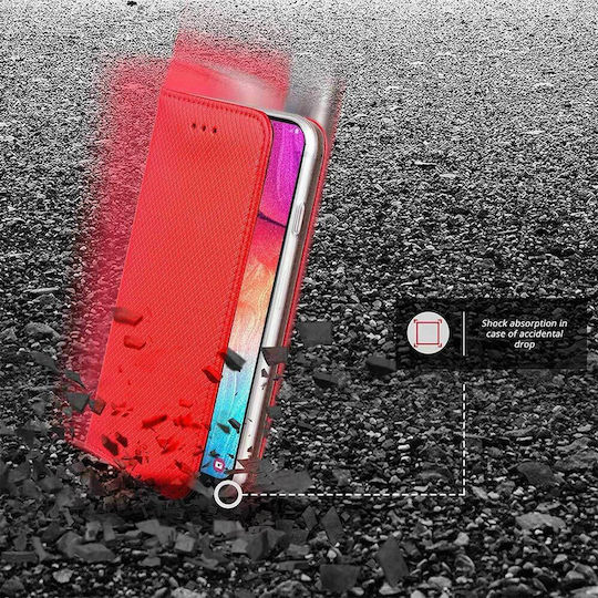 Smart Book Δερματίνης Κόκκινο (Galaxy A53)