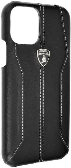 Lamborghini Huracan Back Cover Leather Black (iPhone 11 Pro)
