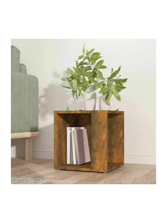 Square Side Table Wooden Brown L33xW33xH34.5cm.