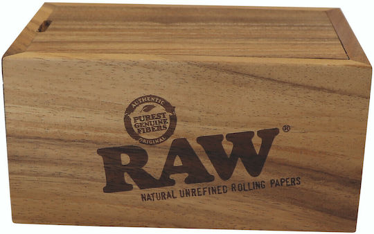 Raw Accesorii Depozitarea Tutunului Cutie Glisantă Acacia 90mm