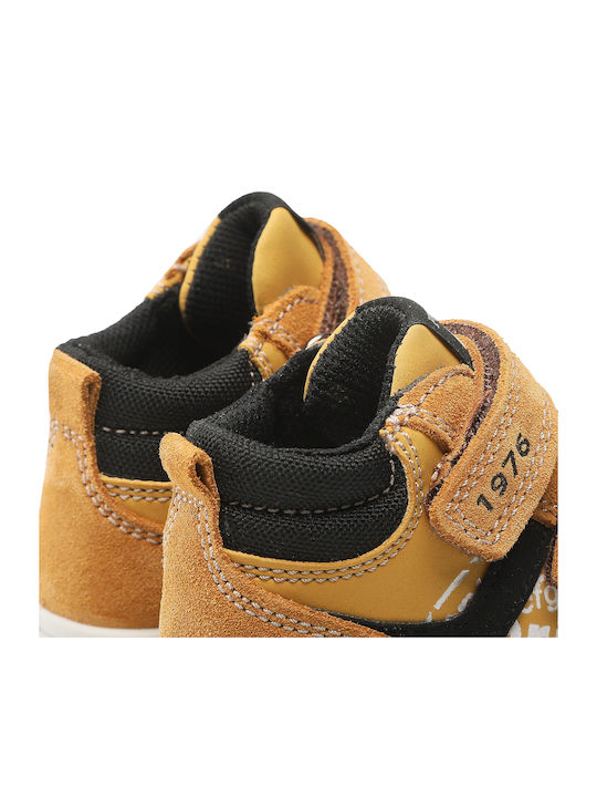 Sena Kids Sneakers High with Scratch Yellow