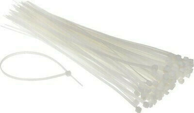 Eurolamp Kabelbinder 300x3.6mm Weiß 100pcs 147-54009