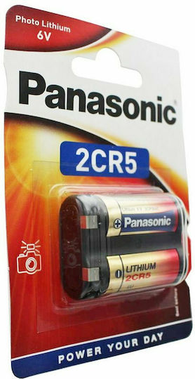 Panasonic Photo Power Литиева Батерия 2CR5 6V Фотографска (Block) 1бр