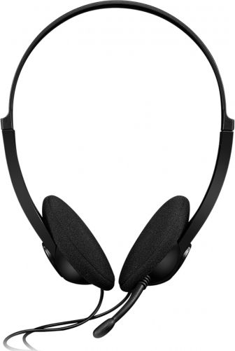 CNE-CHS01B On Ear Multimedia Headphones with Microphone and 3.5mm Jack Connection