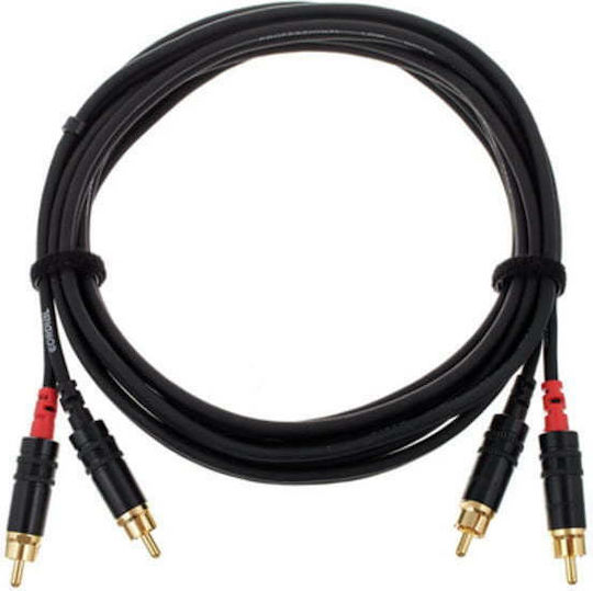 Cordial CFU 3 CC Кабел RCA мъжки - RCA мъжки 3м