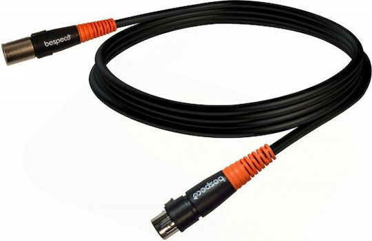 Bespeco SLFM600 Cablu XLR de sex masculin - XLR de sex feminin Negru 6m SLFM600